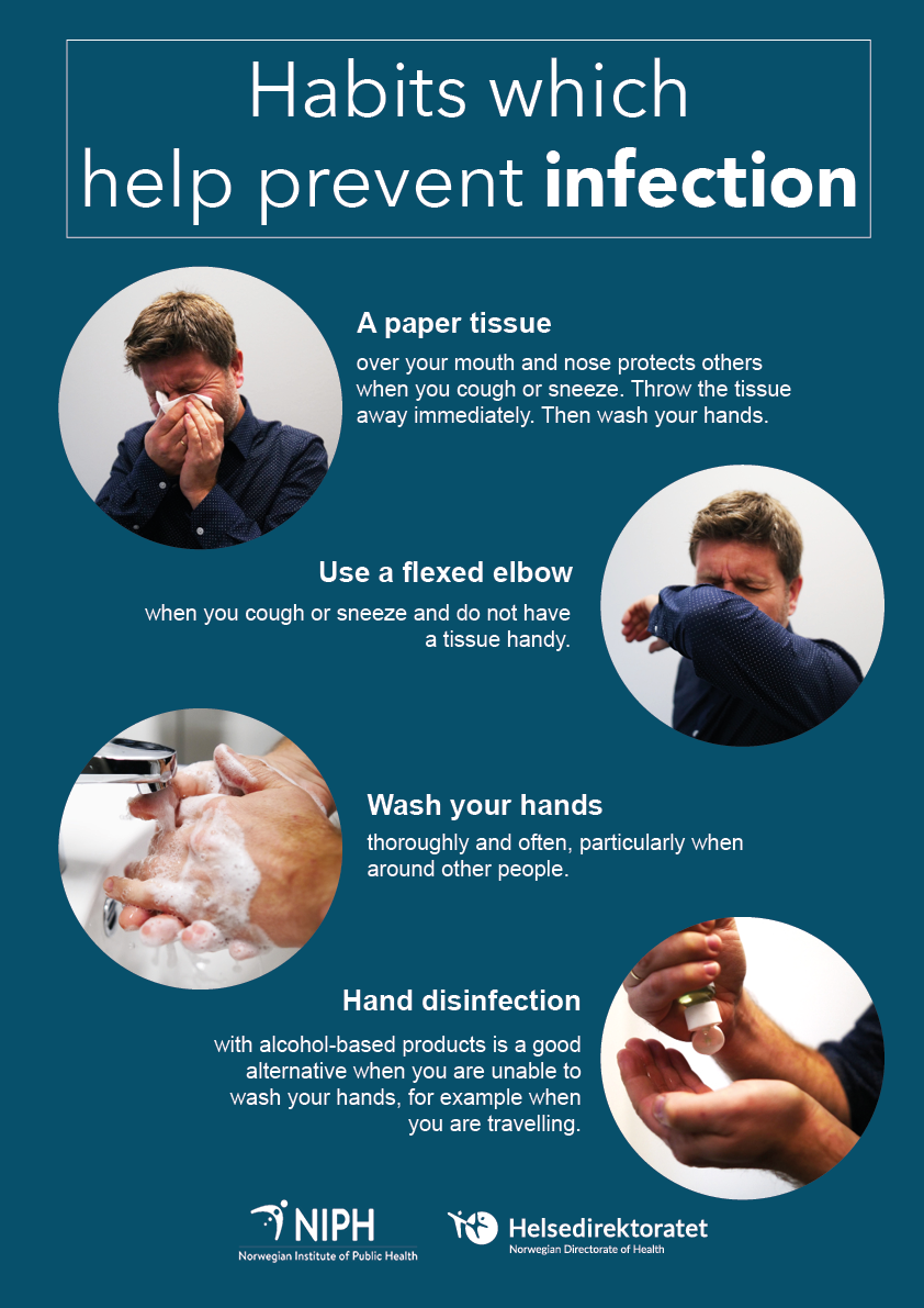 Habits which helps prevent infection