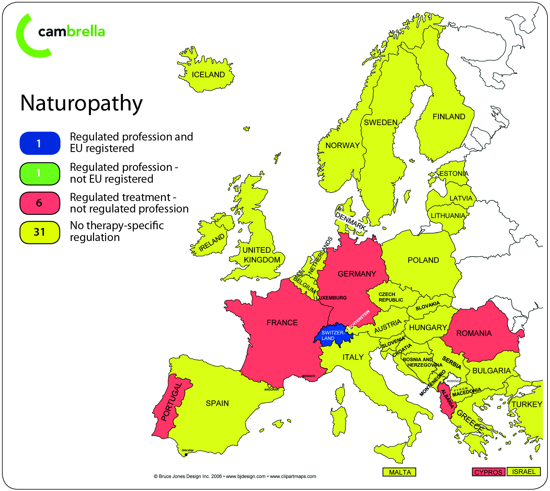 Map from the CAMbrella report – delivered Dec. 2012