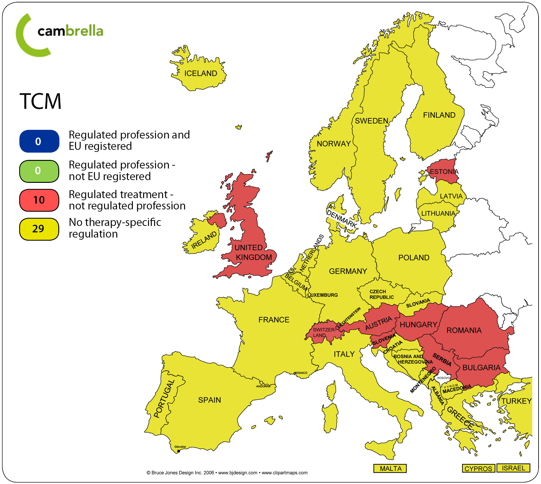 Map from the CAMbrella report – delivered Dec. 2012