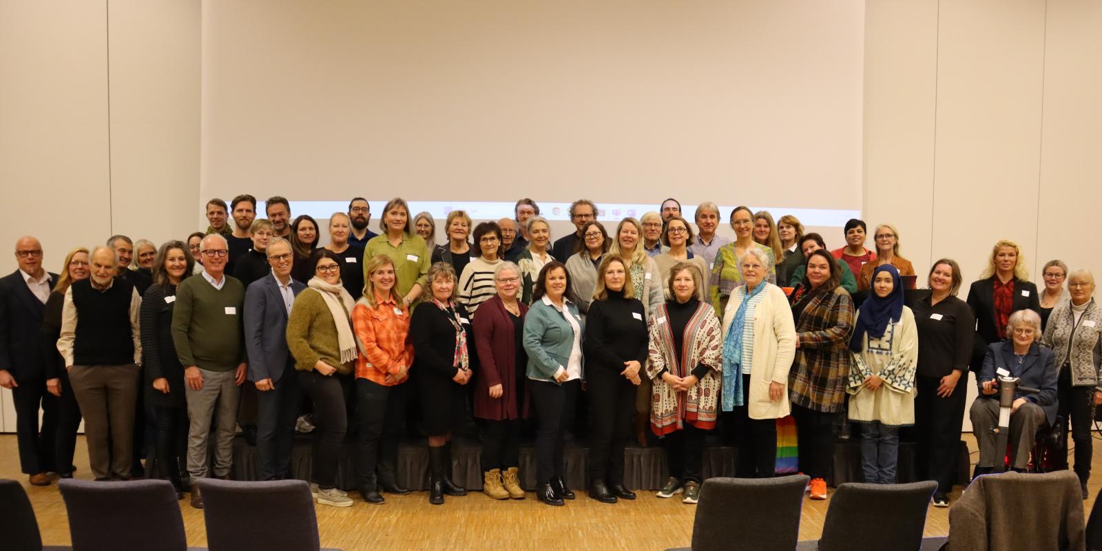 Bilde av deltakerne på pasientsikkerhetskonferanse