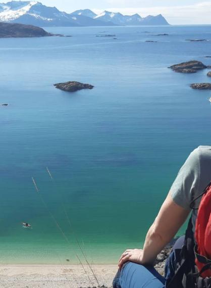 Miek Jong på fjelltur