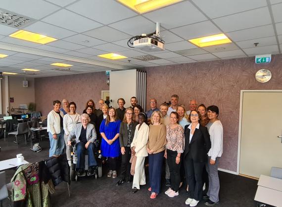 Photo of all the 24 participants at the hotel