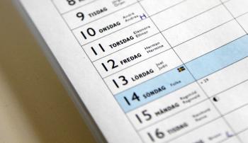 Bilde av papirkalender